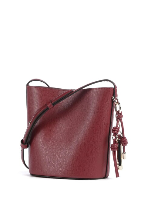 ROXIE Ares leather shoulder bucket bag CHERRY d - Women&rsquo;s Bags