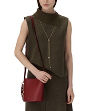 FURLA ROXIE Ares leather shoulder bucket bag CHERRY d - Women&rsquo;s Bags - 4