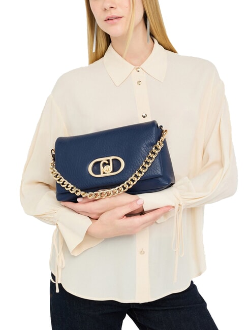 LAPUFFY Chain handle shoulder bag dress blue - Women&rsquo;s Bags