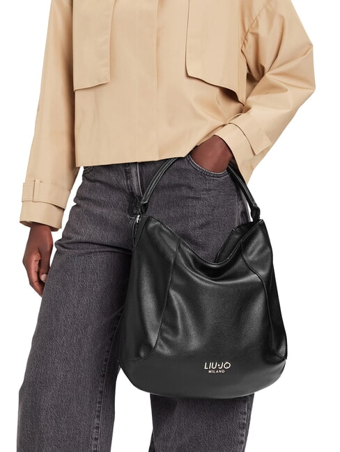 EVRIM Shoulder Hobo Bag BLACK - Women&rsquo;s Bags