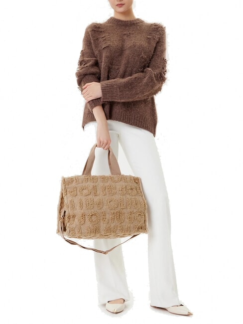 WOOL Handbag, with shoulder strap oat milk - Women&rsquo;s Bags