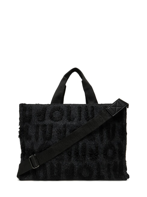 WOOL Handbag, with shoulder strap BLACK - Women&rsquo;s Bags