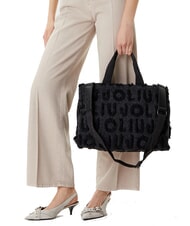 LIUJO WOOL Handbag, with shoulder strap BLACK - Women&rsquo;s Bags - 5