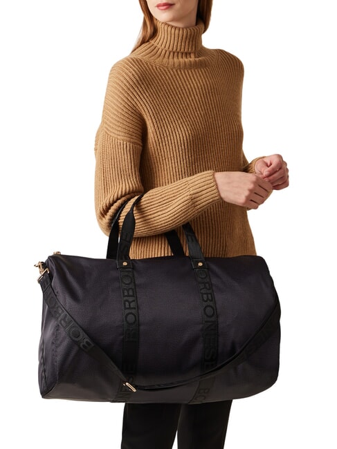 ECO LINE  Medium bag with shoulder strap dark black - Duffle bags