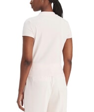 GUESS MOCK NECK ALL OVER 4G Slim fit T-shirt with rhinestones delicate pink - T-shirt - 2