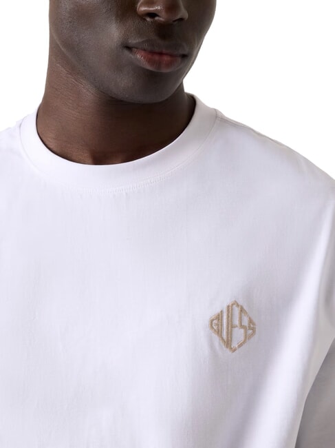 DIAMANTE LOGO Oversized short-sleeved T-shirt purwhite - T-shirt