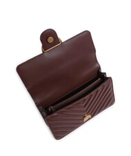 PINKO MINI LOVE BAG One chevron bag burgundy wine-antique gold - Women&rsquo;s Bags - 4