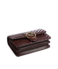 PINKO MINI LOVE BAG One chevron bag burgundy wine-antique gold - Women&rsquo;s Bags - 5