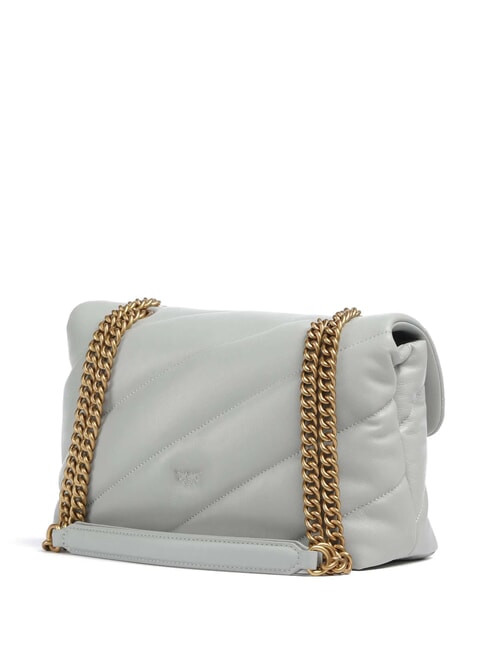CLASSIC LOVE PUFF Nappa leather bag pearl gray-antique gold - Women&rsquo;s Bags