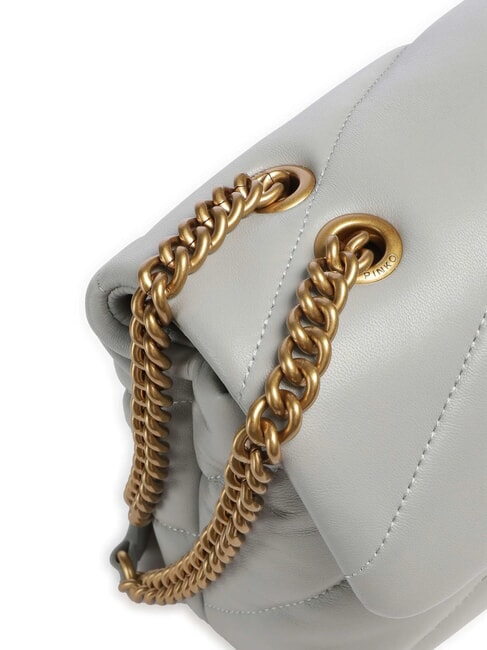 CLASSIC LOVE PUFF Nappa leather bag pearl gray-antique gold - Women&rsquo;s Bags