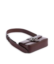 PINKO LOVE ONE SLOUCHY Mini leather shoulder bag burgundy wine-old silver - Women&rsquo;s Bags - 5