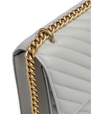PINKO CLASSIC LOVE ONE Nappa leather bag pearl gray-antique gold - Women&rsquo;s Bags - 3