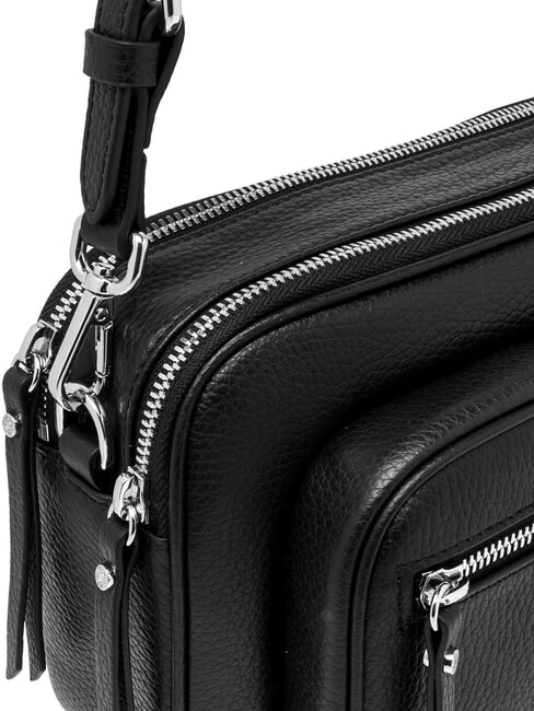 CARRE Leather shoulder bag with shoulder strap Black - Women&rsquo;s Bags