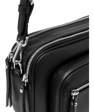 GIANNI CHIARINI CARRE Leather shoulder bag with shoulder strap Black - Women&rsquo;s Bags - 3