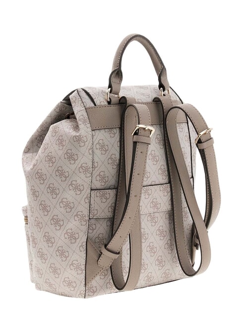 MANHATTAN 2 Backpack with 2 pockets dark taupe logo - Women&rsquo;s Bags