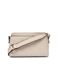 GUESS CRESIDIA 2 Peony shoulder bag with embossed logo off white logo - Women&rsquo;s Bags - 2