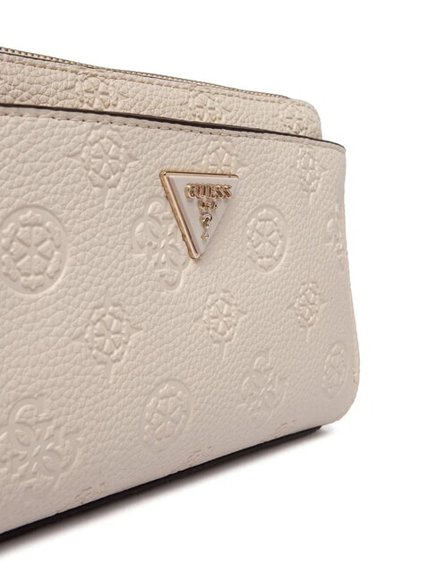 CRESIDIA 2 Peony shoulder bag with embossed logo off white logo - Women&rsquo;s Bags
