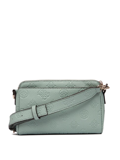 CRESIDIA 2 Peony shoulder bag with embossed logo light sage logo - Women&rsquo;s Bags