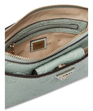 GUESS CRESIDIA 2 Peony shoulder bag with embossed logo light sage logo - Women&rsquo;s Bags - 5