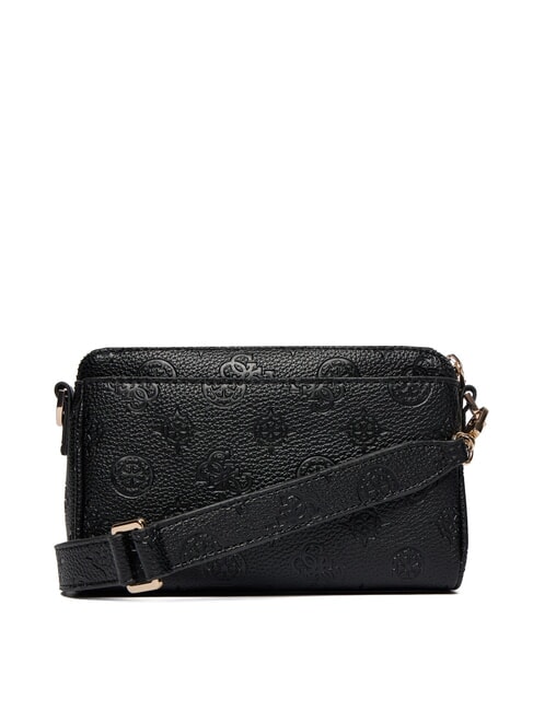 CRESIDIA 2 Peony shoulder bag with embossed logo black logo - Women&rsquo;s Bags