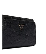 GUESS CRESIDIA 2 Peony shoulder bag with embossed logo black logo - Women&rsquo;s Bags - 3