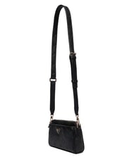 GUESS CRESIDIA 2 Peony shoulder bag with embossed logo black logo - Women&rsquo;s Bags - 4