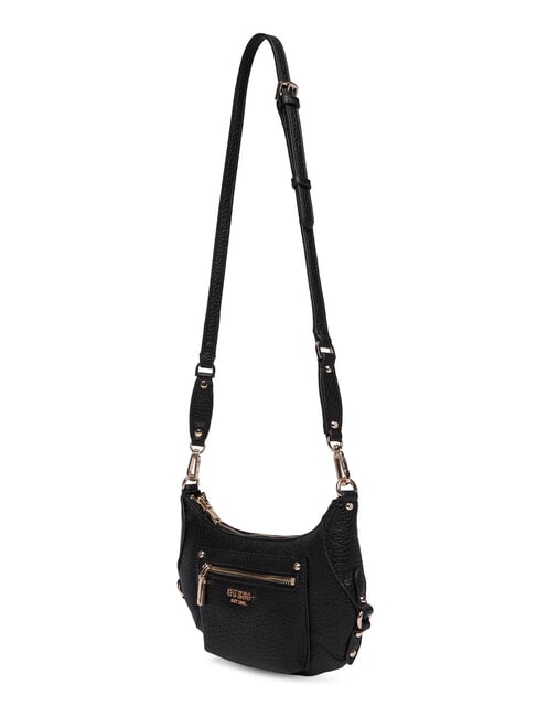 MARSHA Shoulder bag with pocket BLACK - Women&rsquo;s Bags
