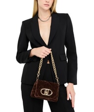 LIUJO LAPUFFY Mini shoulder bag / crossbody bag brown light - Women&rsquo;s Bags - 4