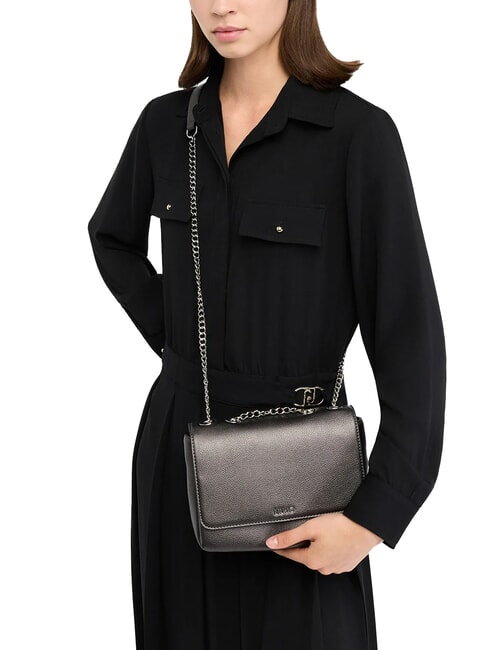 CALIWEN Convertible shoulder bag with chain anthracite met. - Women&rsquo;s Bags