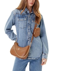 LIUJO ACHALA Small bag with chain and pouch suede - Women&rsquo;s Bags - 5