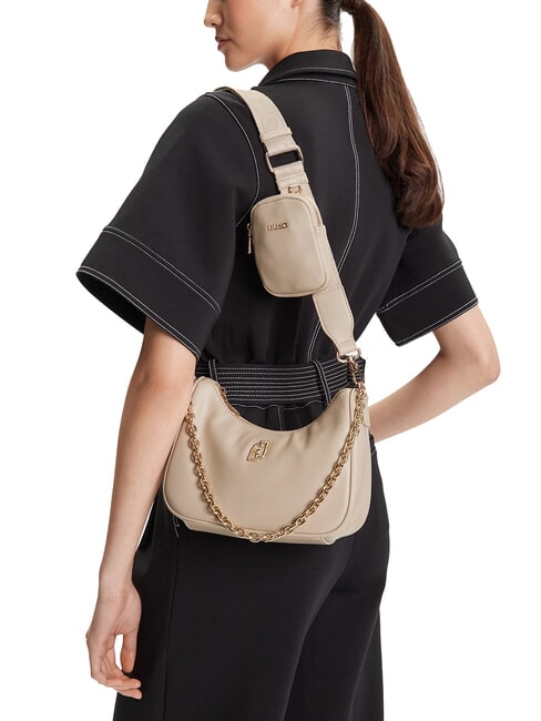 ACHALA Small bag with chain and pouch NEUTRAL - Women&rsquo;s Bags