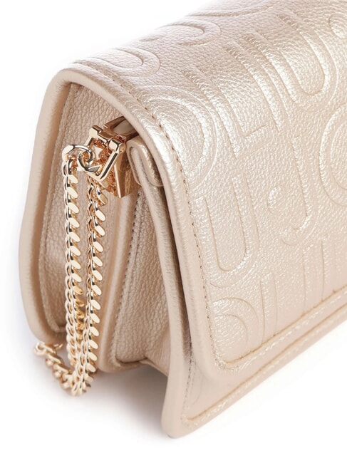 MANHATTAN Convertible bag with flap Light / Gold - Women&rsquo;s Bags