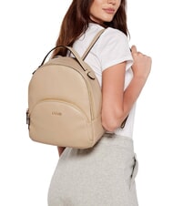 LIUJO MANHATTAN Medium round backpack with pocket sand - Women&rsquo;s Bags - 5