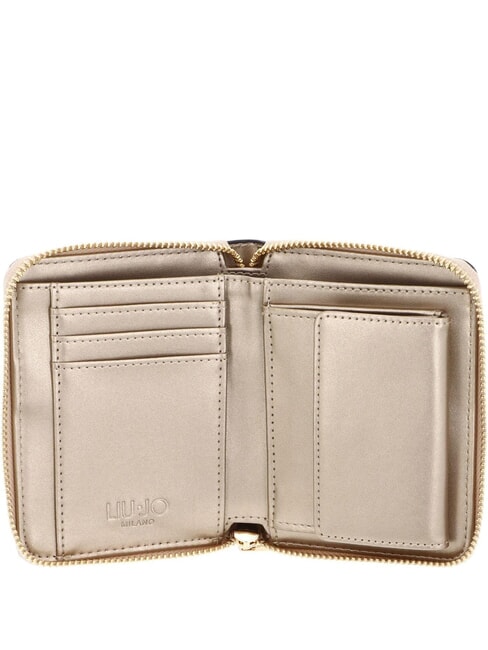 HALONA Small Zip Around Wallet Light / Gold - Women&rsquo;s Wallets