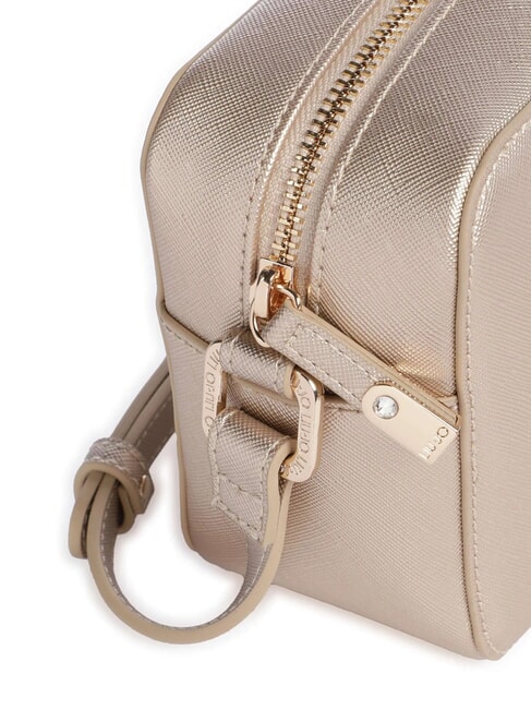 HALONA Camera bag with embossed logo Light / Gold - Women&rsquo;s Bags