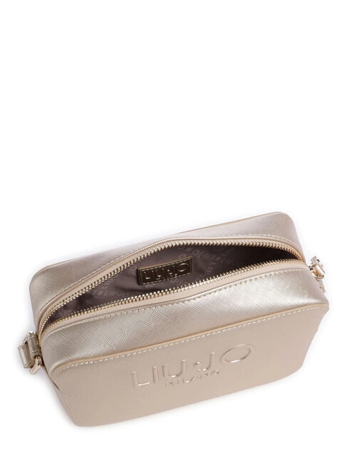 HALONA Camera bag with embossed logo Light / Gold - Women&rsquo;s Bags