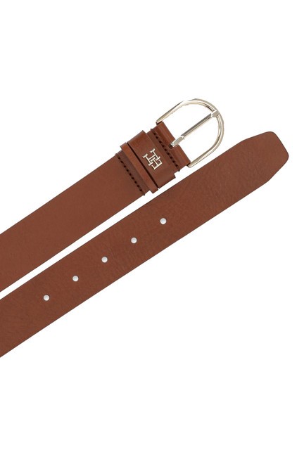 ESSENTIAL EFFORTLESS Leather Belt Made in Italy cognac / black - Belts