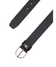 TOMMY HILFIGER ESSENTIAL EFFORTLESS Leather Belt Made in Italy black - Belts - 3