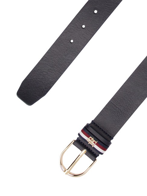 ESSENTIAL EFFORTLESS CORP Leather belt space blue - Belts