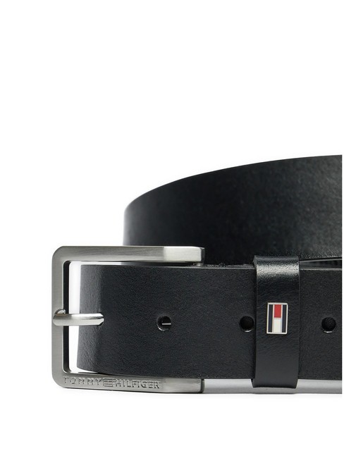 OLIVER  Shortenable leather belt black - Belts
