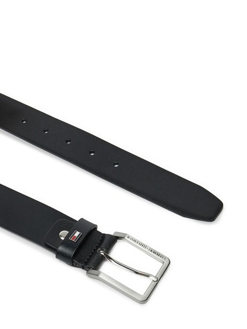 OLIVER  Shortenable leather belt black - Belts