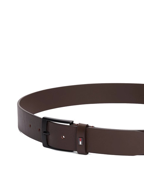 ADAN Leather belt cognac / sugarcane mono - Belts