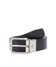 TOMMY HILFIGER DENTON Leather belt black - Belts - 2