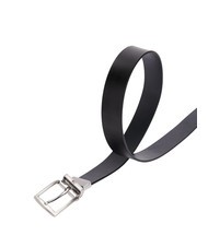 TOMMY HILFIGER DENTON Leather belt black - Belts - 3