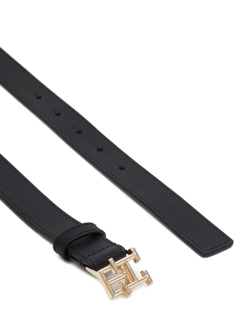 TH LOGO Women's leather belt black - Belts