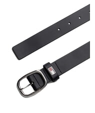 TOMMY HILFIGER TOMMY JEANS OVAL  Shortenable leather belt - Belts