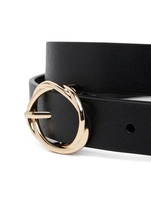 TH CHIC Women's leather belt black - Belts