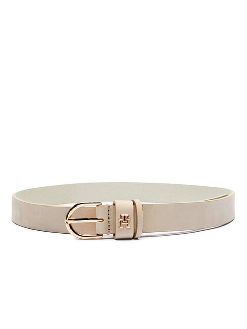 TH ESSENTIAL Women's nubuck leather belt sandalwood - Belts