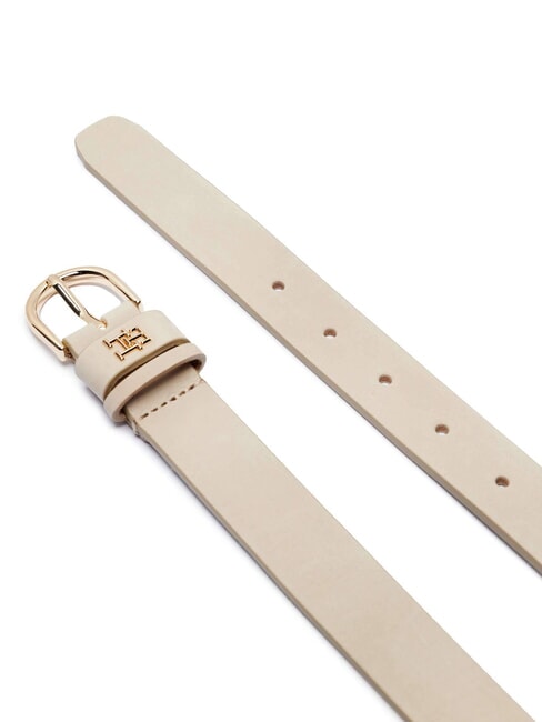 TH ESSENTIAL Women's nubuck leather belt sandalwood - Belts