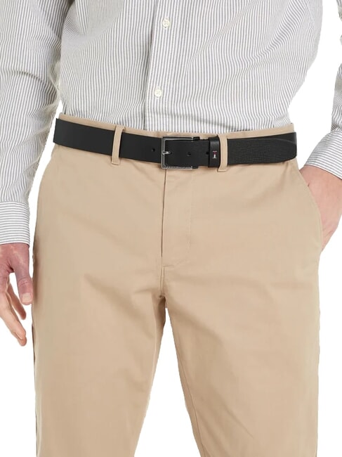 OLIVER Leather belt black - Belts